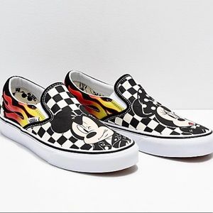 DISNEY by Vans Minnie and Mickey in FLAMED